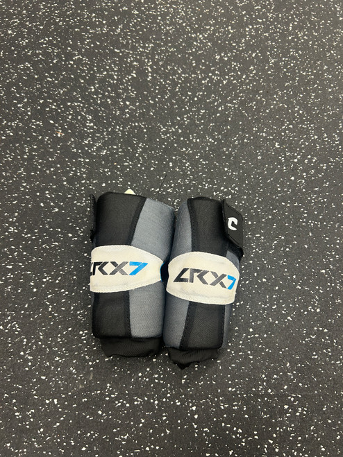 Vist Large View of Product Image Which is Used Champro LRX7 ARM PAD Lacrosse Arm Pads/Guards Grey SM