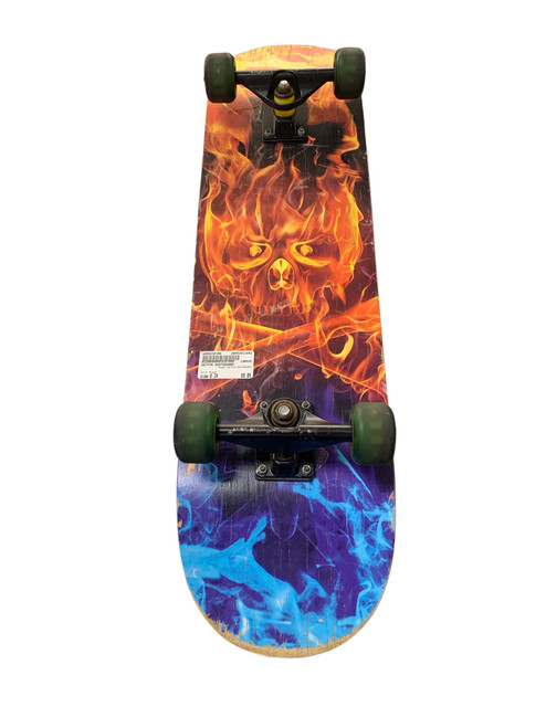 Vist Large View of Product Image Which is Used GETFUN SKATEBOARD Complete Skateboard Black 8"