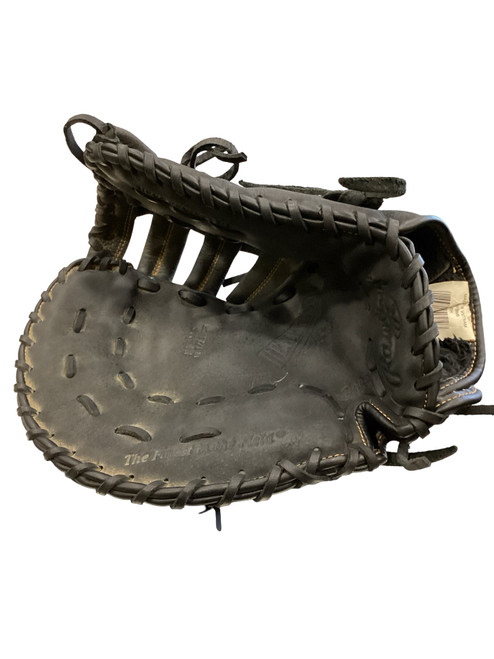 Vist Large View of Product Image Which is Used Rawlings RENEGADE BB/SB First Base LH Throw Black 12 1/2"