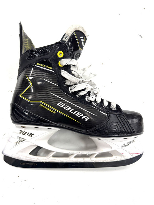 Vist Large View of Product Image Which is Used Bauer SUPREME IGNITE PRO Senior Hockey Skate Senior 10