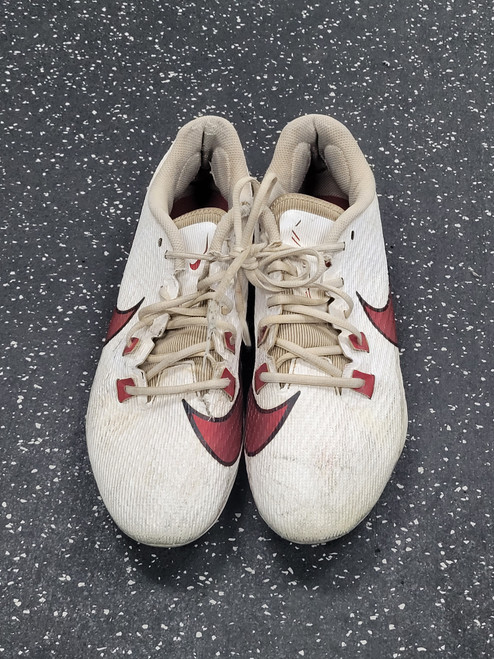 Vist Large View of Product Image Which is Used Nike Adult FB Cleats White And Red Senior 12