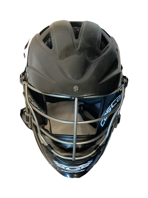 Vist Large View of Product Image Which is Used Cascade CS-R Lacrosse Helmet Black One Size