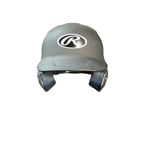 Vist Large View of Product Image Which is Used Rawlings 6 3/8 - 7 1/8 RAWLINGS BB HELMET Batting Helmet No Mask Black One Size