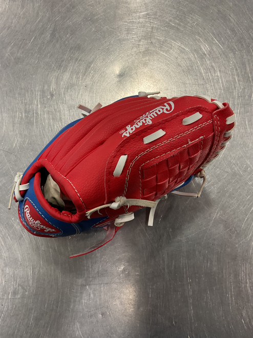 Vist Large View of Product Image Which is Used Rawlings PL91SR BB/SB Glove T-ball Red 7"