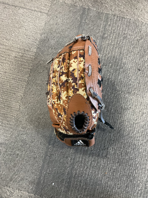 Vist Large View of Product Image Which is Used Adidas EAZY CLOSE BB/SB Glove T-ball Brown 10"