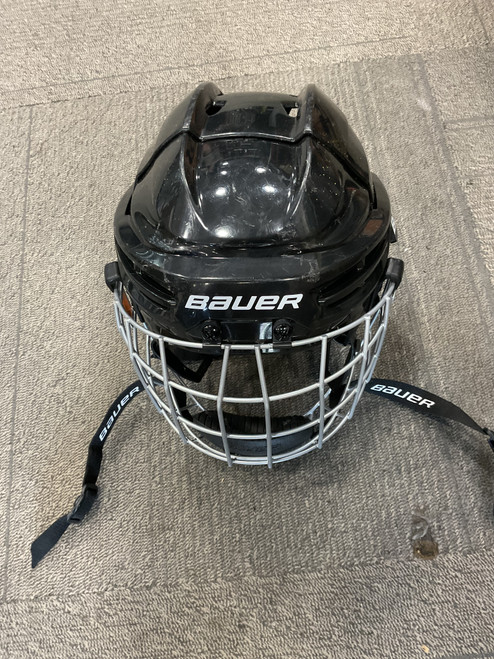 Vist Large View of Product Image Which is Used Bauer PRODIGY Helmet Cage Combo Black SM