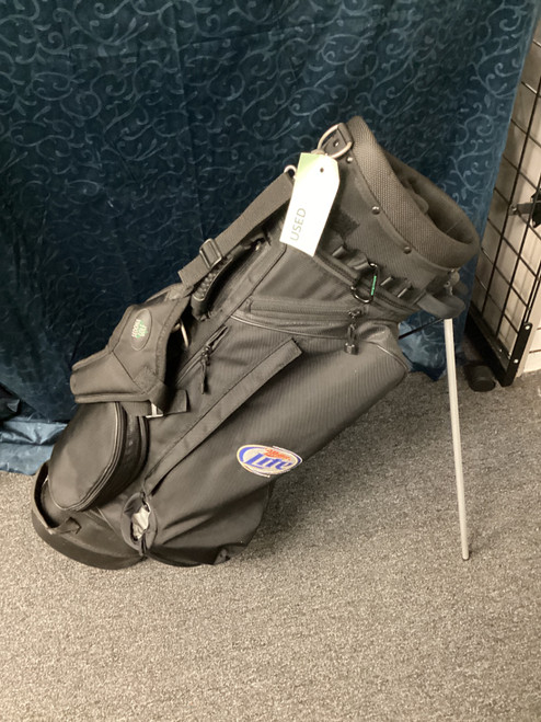 Vist Large View of Product Image Which is Used SeeMore MILLER LITE Mens Stand Bag Black
