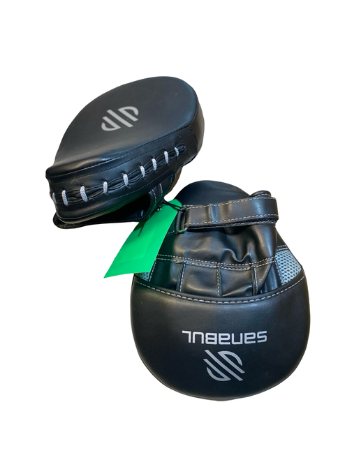 Vist Large View of Product Image Which is Used Sanabul Boxing Pads Black