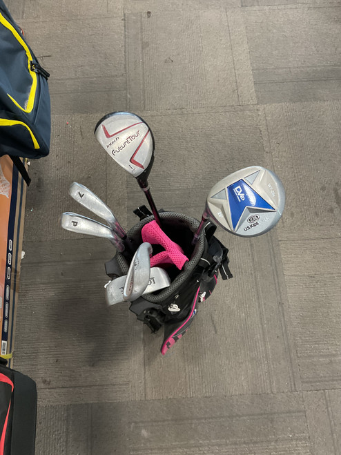 Vist Large View of Product Image Which is Used US Kids US KIDS DV3 WT-25/ INTECH FUTE TOUR Jr Club Set LH 7 Piece