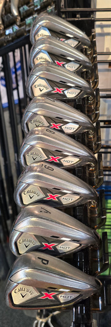 Vist Large View of Product Image Which is Used CALLAWAY X HOT MRH IRONS 4-P+A Mens Iron Set RH 4I-GW/AW