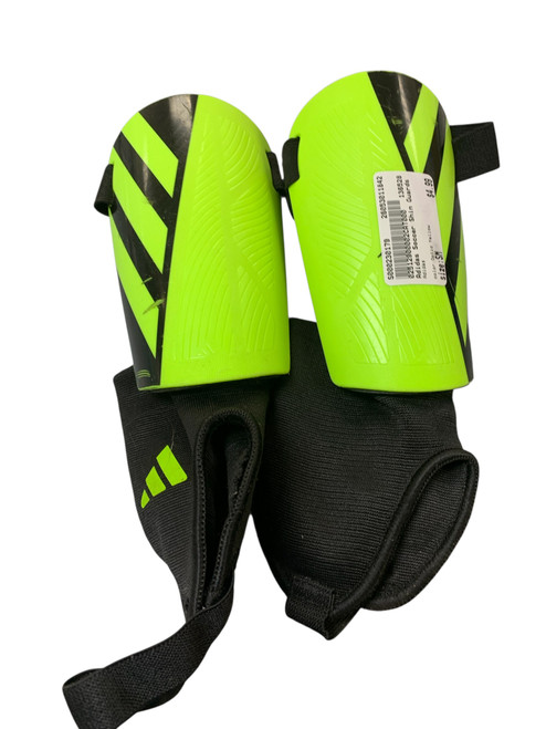 Vist Large View of Product Image Which is Used Adidas Soccer Shin Guards Junior Optic Yellow SM