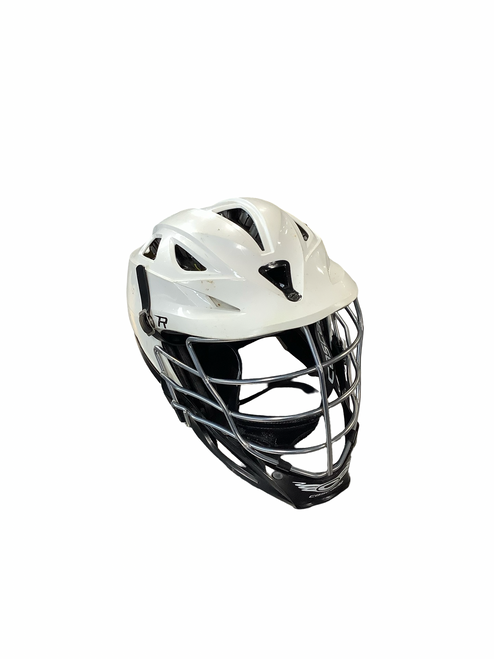 Vist Large View of Product Image Which is Used Cascade R Lacrosse Helmet White One Size
