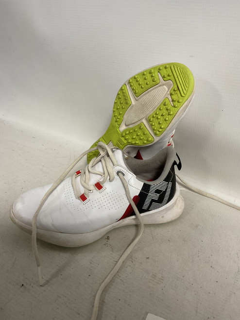 Vist Large View of Product Image Which is Used Foot Joy YOUTH FUEL Jr Golf Shoes White Junior 01