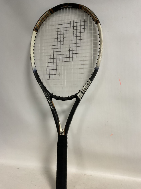 Vist Large View of Product Image Which is Used Prince BANDIT Adult Tennis Racquet Black 4 3/8"