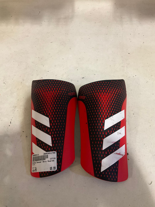 Vist Large View of Product Image Which is Used Adidas Soccer Shin Guards Adult Red MD