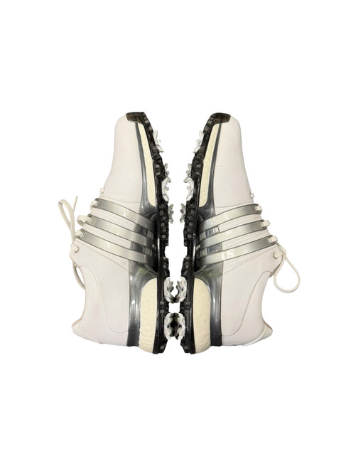 Vist Large View of Product Image Which is Used Adidas Mens Golf Shoes White Senior 8