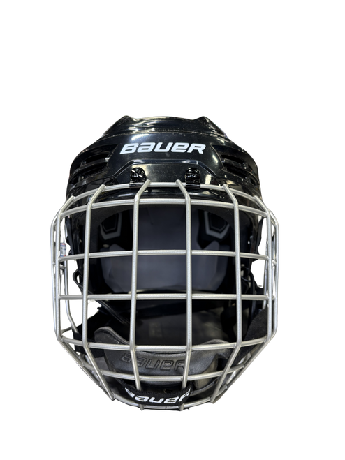 Vist Large View of Product Image Which is Used Bauer IM 5.5 Helmet Cage Combo Black SM