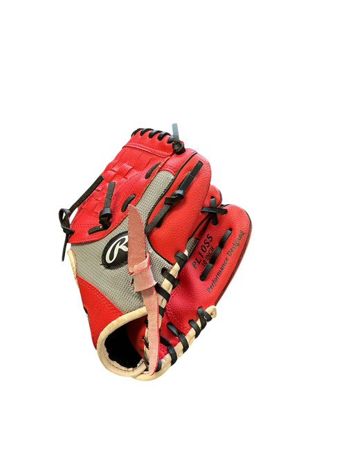 Vist Large View of Product Image Which is Used Rawlings PL10SS BB/SB Glove RH Throw Red 10"