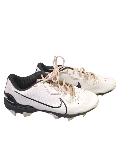 Vist Large View of Product Image Which is Used Nike DIAMOND BB/SB Cleats Black And White Senior 7