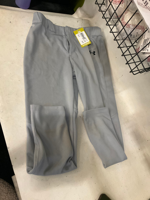 Vist Large View of Product Image Which is Used Under Armour BASEBALL PANTS YXL BB/SB Pant Boys Grey XL