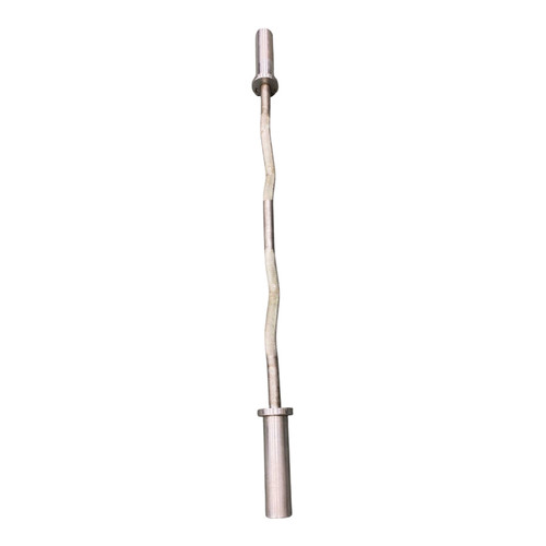 Vist Large View of Product Image Which is Used Exercise Olympic Curl Bar 48"