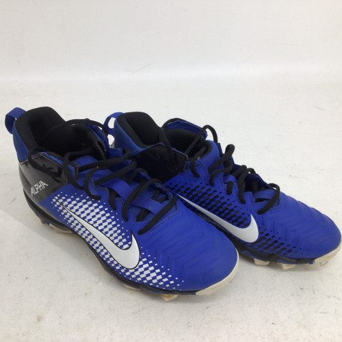 Vist Large View of Product Image Which is Used Nike ALPHA MENACE 2 SHARK SR 8.5 FB CLEATS Adult FB Cleats Royal Blue Senior 8.5