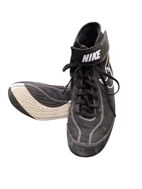 Vist Large View of Product Image Which is Used Nike Wrestling Shoes Black Senior 9.5