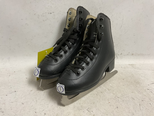 Vist Large View of Product Image Which is Used AMERICAN Boys Figure Skates Black Junior 01