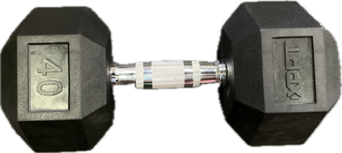 Vist Large View of Product Image Which is Used Xprt Hex Dumbbell (Each) 40 lb