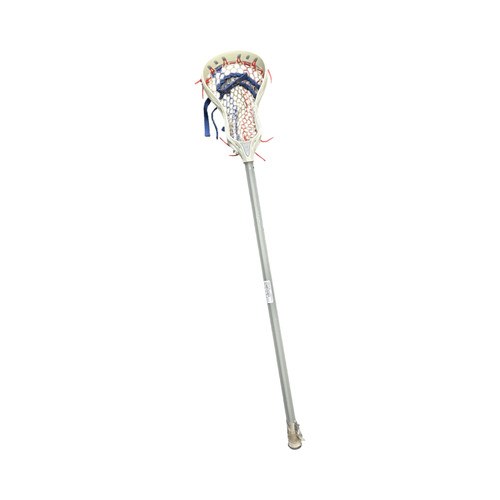 Vist Large View of Product Image Which is Used Alpha Lacrosse SHIVER WITH BRING KING II LACROSSE STICK Men Atk/Mid Complete Stick Grey