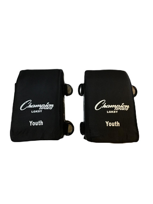 Vist Large View of Product Image Which is Used Champion Sports LGKSY BB/SB Catchers Knee Savers Black