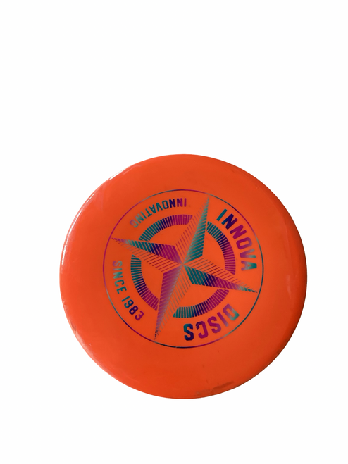 Vist Large View of Product Image Which is Used Innova STAR HAWKEYE Disc Golf Driver Orange