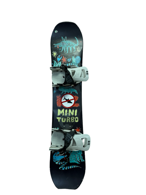 Vist Large View of Product Image Which is Used K2 MINI TURBO 110 cm Junior Snowboard w/ Bindings