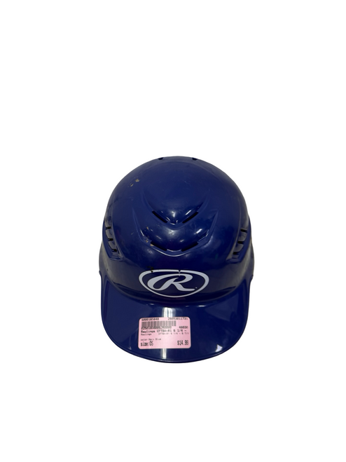 Vist Large View of Product Image Which is Used Rawlings CFTBH-R1 6 1/4 - 6 7/8 Junior Batting Helmet Royal Blue