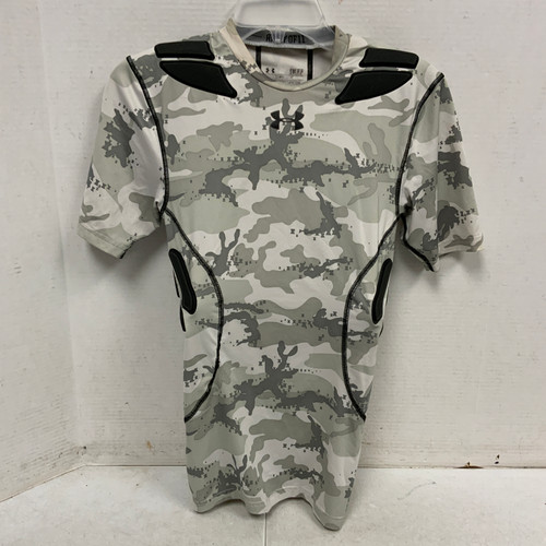 Vist Large View of Product Image Which is Used Under Armour PADDED SHIRT ADULT FB Top Adult White SM