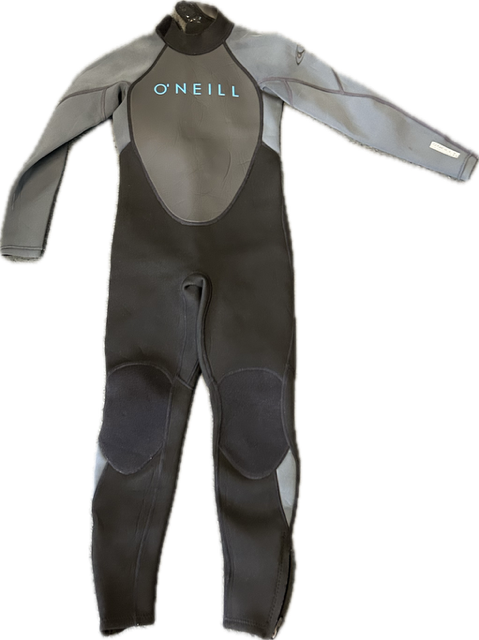 Vist Large View of Product Image Which is Used O'Neill Junior Full Wetsuit Grey JR 08