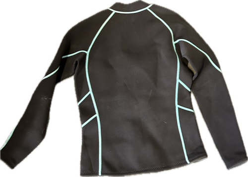Vist Large View of Product Image Which is Used Womens Wetsuit Jacket Black LG