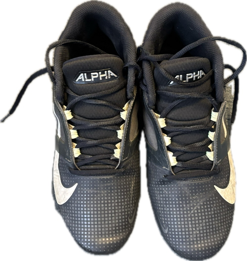Vist Large View of Product Image Which is Used Nike ALPHA Baseball Cleats Black Senior 8.5