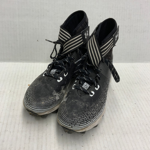 Vist Large View of Product Image Which is Used Under Armour UAF BB/SB Cleats Black Senior 5.5