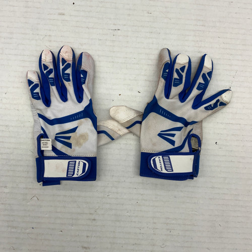 Vist Large View of Product Image Which is Used Easton BB/SB Batting Gloves Royal Blue SM