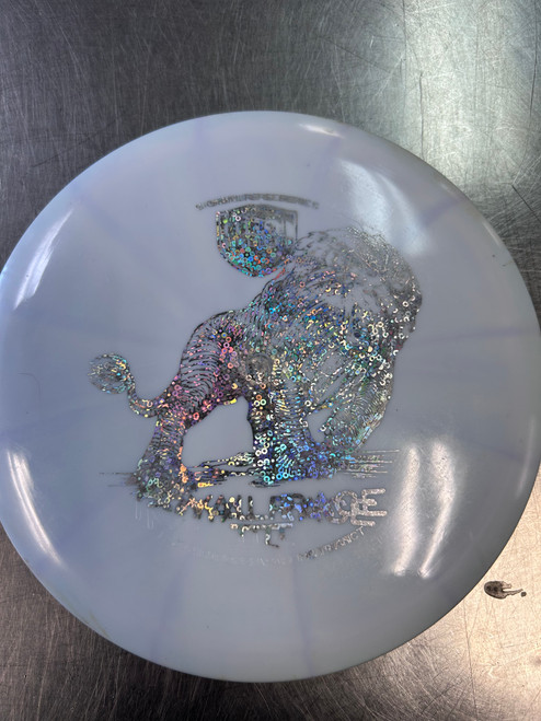 Vist Large View of Product Image Which is Used Discmania ROYALE RAGE Disc Golf Driver White