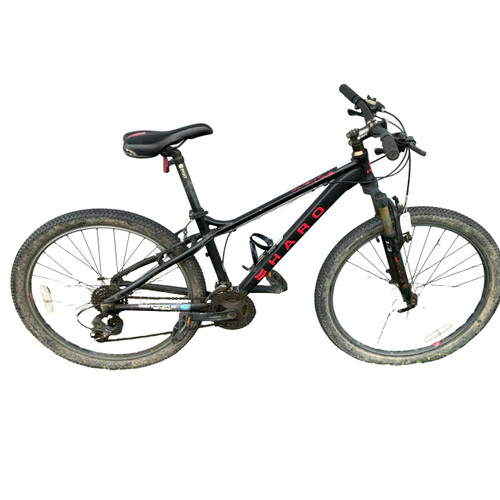 Vist Large View of Product Image Which is Used HARO FLIGHTLINE Mountain Bike Mens Black 43-47cm - 17-18" - MD Frame