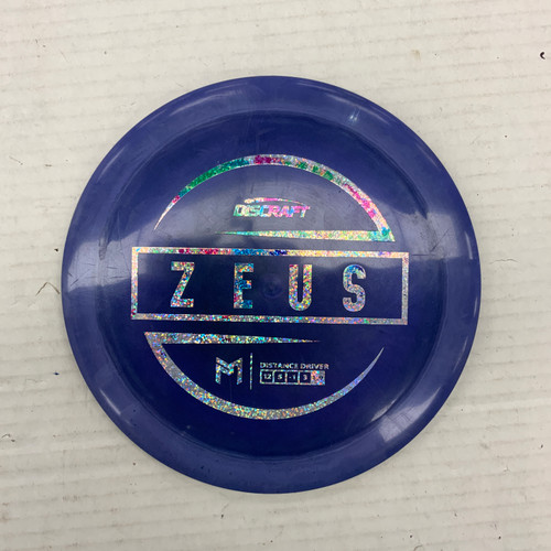 Vist Large View of Product Image Which is Used Discraft MCBETH ZEUS Disc Golf Driver Navy Blue 175g