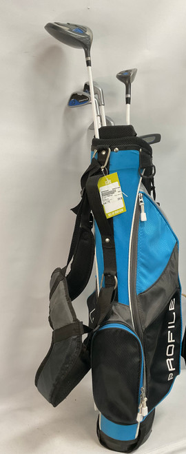Vist Large View of Product Image Which is Used Wilson PROFILE Jr Package Set RH Royal Blue 7 Piece