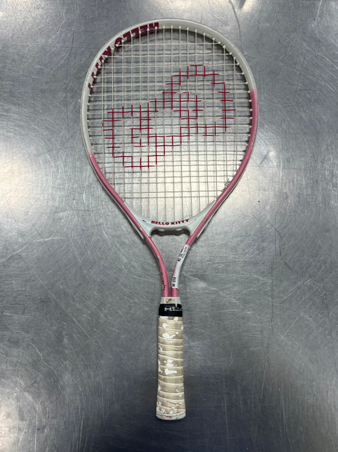 Vist Large View of Product Image Which is Used Wilson HELLO KITTY Girls Tennis Racquet Pink 21"