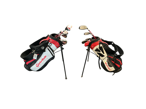 Vist Large View of Product Image Which is Used Taylormade BURNER SUPERFAST Jr Package Set RH Red 5 Piece