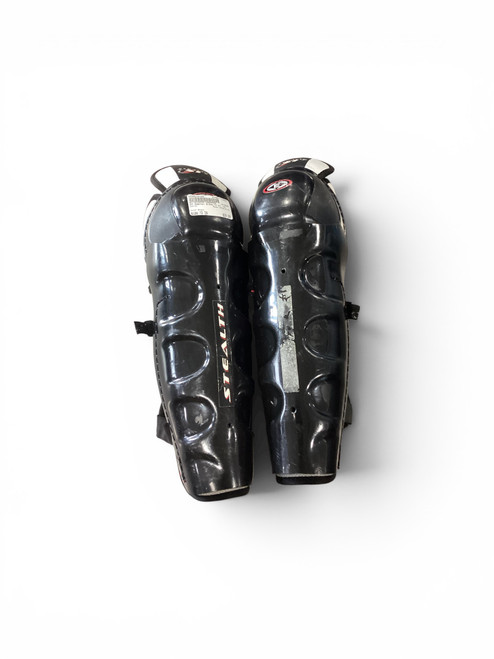 Vist Large View of Product Image Which is Used Easton STEALTH S1 Junior Shin Guards Black 13"