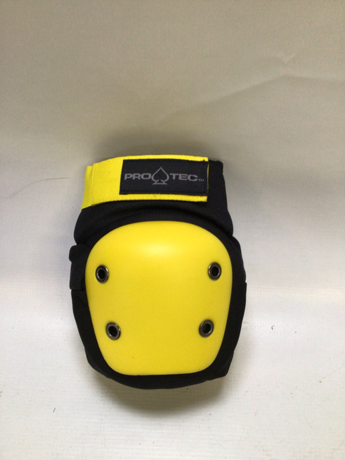 Vist Large View of Product Image Which is Used Pro-Tec Skateboard Kneepads Yellow Youth