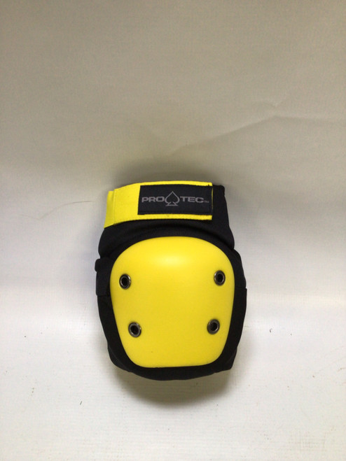 Vist Large View of Product Image Which is Used Pro-Tec Skateboard Kneepads Yellow Youth