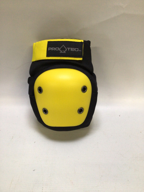 Vist Large View of Product Image Which is Used Pro-Tec Skateboard Kneepads Yellow Youth